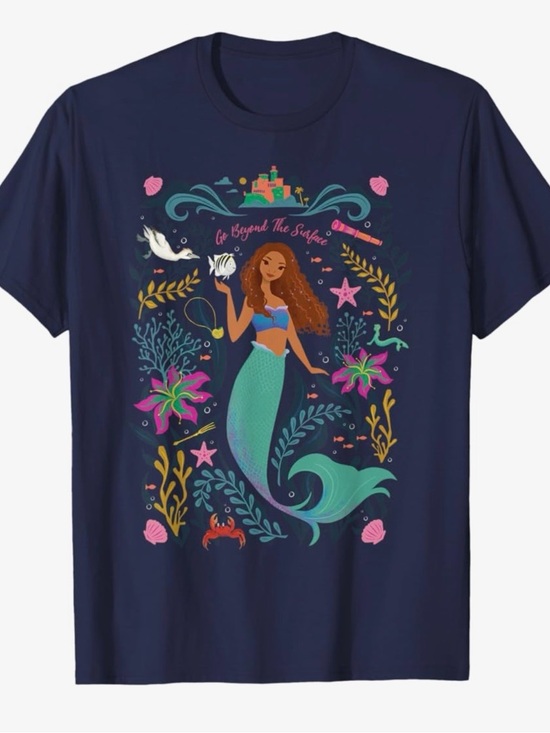 Disney Tops - Disney Navy Mermaid Graphic Tee - 'Go Beyond The Surface'